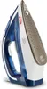 A close-up, slightly angled view of a blue and white Tefal Maestro steam iron against a white background. Náhled obrázku produktu