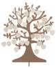 Wunsch-Baum mit 50 Herzen Gästebuch Hochzeit Produktbild-Vorschau 1