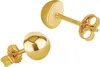 Paar 6mm Ohrstecker 333 8 Karat Gelbgold Halbkugel Damen Produktbild-Vorschau 2