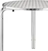 Table de bistrot ronde Bolero en acier inoxydable, 3 pieds, Voir les images du produit 4