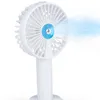 A white portable fan that mists water is shown against a white background. Produktbild-Vorschau