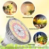 A collage of images showing different types of lamps and a close-up of an LED grow light bulb. Anteprima dell’immagine prodotto
