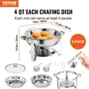VEVOR 2 pcs. Chafing Dish Profi Set Récipient chauffant Voir les images du produit 2