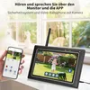 SecuFirst 2K Überwachungskamera Aussen Set mit Monitor,4X Produktbild-Vorschau 5