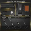 Hundehaarschere 10-in-1 Set, 7 Zoll, Schwarz Productafbeelding-voorbeeld