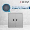 AREBOS Aktenschrank, Stahl, Grau, 90 x 90 x 40 cm, Produktbild-Vorschau 11