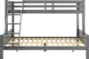 Homestyle4u Lit superposé 90x200 140x200 Lit mezzanine pour Voir les images du produit 15