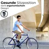Hollandrad-Lenker City Torino 530mm Aluminium Silber Produktbild-Vorschau 4