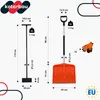 KOTARBAU® Set Pala da neve con manico in alluminio 137 cm Anteprima dell’immagine prodotto 3