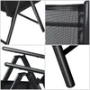 CASARIA® 6x Chaises de jardin pliantes aluminium 120kg Voir les images du produit 5