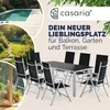 CASARIA® Gartenmöbel Set 8 Stühle mit Tisch 190x90cm Produktbild-Vorschau 9