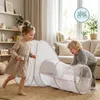 Kinder-Spielzelt mit Tunnel, Pop-up Zelt für Haus und Produktbild-Vorschau 3
