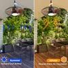 AIORBER Deckenventilator, Stangenmontage, mit 18W LED & Produktbild-Vorschau 4