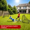 Set di 2 porte da calcio KM-Fit 120x90 cm, porta da Anteprima dell’immagine prodotto 4
