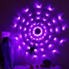 LED Spinnennetz Licht Halloween Lila Lichterkette 8 Produktbild-Vorschau 2