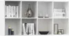 vidaXL Libreria/credenza bianca 66×30×130 cm in materiale Anteprima dell’immagine prodotto 7