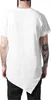 Pánské tričko Urban Classics Asymetric Long Tee white - L Náhled obrázku produktu 3