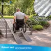 Bituxx 2x Klappbare Auffahrrampe 180 cm Stahl 200 kg Produktbild-Vorschau 4