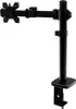 A black monitor arm clamped to a desk. Podgląd zdjęcia produktu