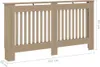 vidaXL Heizkörperverkleidung 152x19x81 cm MDF Produktbild-Vorschau 8