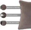 Dekokissen 30x50cm ohne Füllung Taupe PLÜSCH Bär Schlicht Produktbild-Vorschau 4