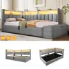 Letto imbottito multifunzione Merax, 90x200 cm, con Anteprima dell’immagine prodotto 1