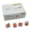 A box of WAGO 221-612 wire connectors with several individual connectors shown in the foreground. Podgląd zdjęcia produktu