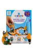 A product box for a children's learning game, featuring a fox figurine and a stylus. Produktbild-Vorschau
