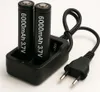 2x 18650 Accumulateurs Li-Ion avec chargeur secteur - Voir les images du produit 2