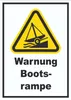 Schild Warnung Bootsrampe A1 Rückseite selbstklebend Produktbild-Vorschau 1