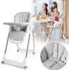 LZQ Baby Chaise Haute Pliable Gris Chaise Haute Pliable Voir les images du produit 1