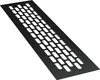 1 x  sossai Aluminium Lüftungsgitter 44 x 6cm in Schwarz Produktbild-Vorschau 1
