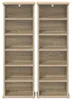 vidaXL Étagère CD, 2 pièces, Sonoma (chêne), 60 x 17 x 92 Voir les images du produit 6