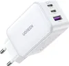 UGREEN Nexode USB-A+2*USB-C 65W GaN Tech Fast Charger White Produktbild-Vorschau 3