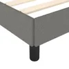 vidaXL Cadre de lit sans matelas gris foncé 140x200 cm Voir les images du produit 6