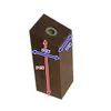 Set di 6 ganci appendiabiti in legno (quadrato, legno di Anteprima dell’immagine prodotto 2