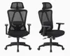 Fotel Biurowy Obrotowy Ergonomiczny Czarny Horseking Siatka Podgląd zdjęcia produktu 8
