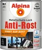Alpina Metallschutz-Lack Anti-Rost 750 ml schwarz matt Produktbild-Vorschau 1