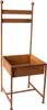 Stuhl zum Bepflanzen Rost Gartendeko Edelrost 114cm rostige Produktbild-Vorschau 1