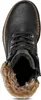 A top-down view of a black women's boot with fur lining. Produktbild-Vorschau