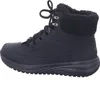 A black Skechers boot is shown from the side against a white background. Voir les images du produit