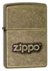 ZIPPO - Zippo Stamped Antique Brass - Sturmfeuerzeug Produktbild-Vorschau 2