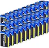 A grid of 9V batteries arranged in rows and columns. Produktbild-Vorschau