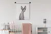 MuchoWow® Wandteppich Wandbehang Überrascht Sphynx auf Produktbild-Vorschau 2