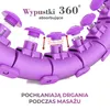 Hhw12 Plus Size Hula Hop Violet Z Wypustkami I Obciążnikiem Podgląd zdjęcia produktu 13