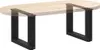 Salontafelpoten 2 st U-vormig 40x(30-31) cm staal zwart Productafbeelding-voorbeeld 8