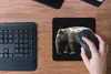 MuchoWow® Mauspad Mousepad Elefant - Wilde Tiere - Schwarz Produktbild-Vorschau 4