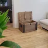 Drewniana skrzynia na kółkach w kolorze wenge Grecka Podgląd zdjęcia produktu 15