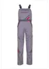 Planam  Highline Latzhose zink/schiefer/rot Gr. 52, 2331052 Produktbild-Vorschau 1