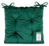 Poduszka na krzesło butelkowa zieleń velvet 40X40 Aleksa Podgląd zdjęcia produktu 1
